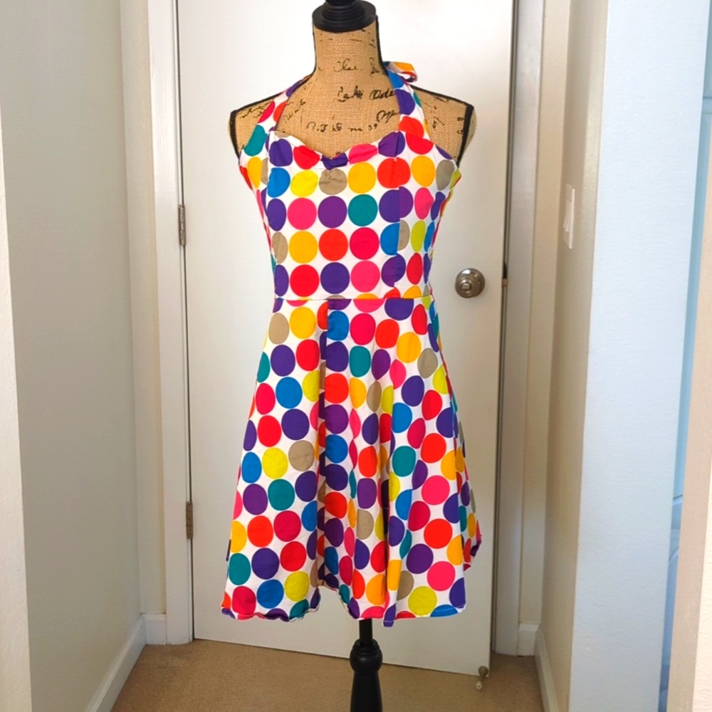 Polka Dot halter dress